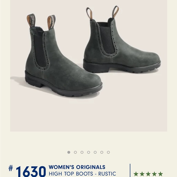 Blundstone Women’s Rustic Black High Top Chelsea Boots - Picture 14 of 14